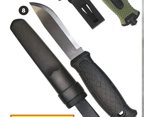 Nóż w stylu skandynawskim, z pokrowcem Wild Trek promocja w Biedronka