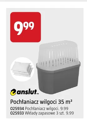 Pochłaniacz wilgoci Anslut 35 m² promocja w Jula