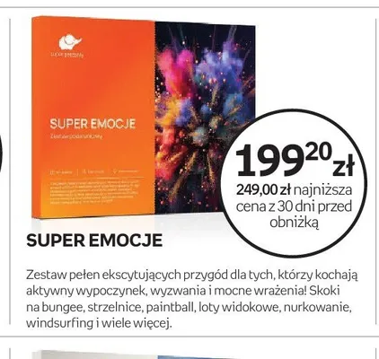 Zestaw podarunkowy Super Emocje promocja w Empik