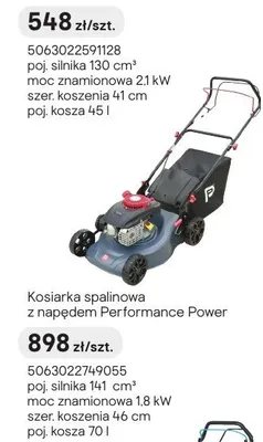 Kosiarka spalinowa z napędem Performance Power promocja w Castorama