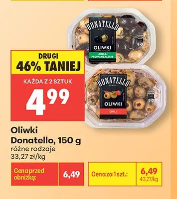 Oliwki zioła prowansalskie Donatello promocja w Biedronka