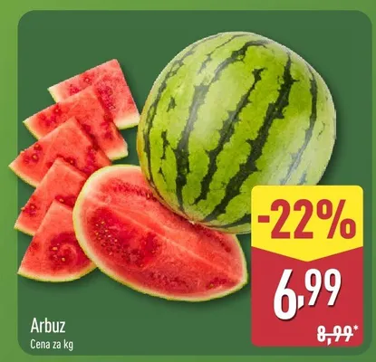Arbuz promocja w Aldi