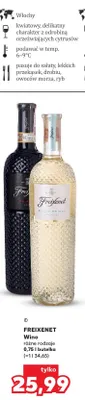 Wino Freixenet 0.0% red promocja w Kaufland