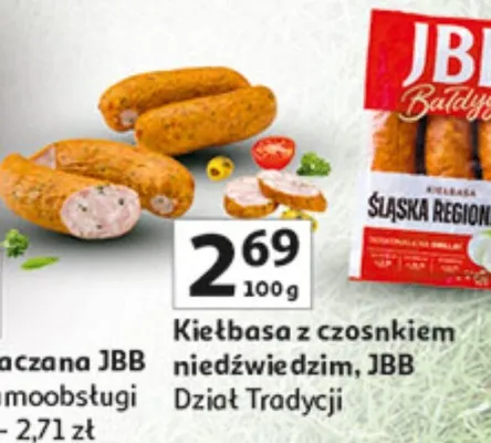 Kiełbasa z czosnkiem i pietruszką promocja w Auchan