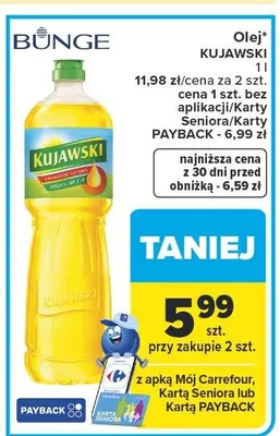Olej Kujawski promocja w Carrefour Market