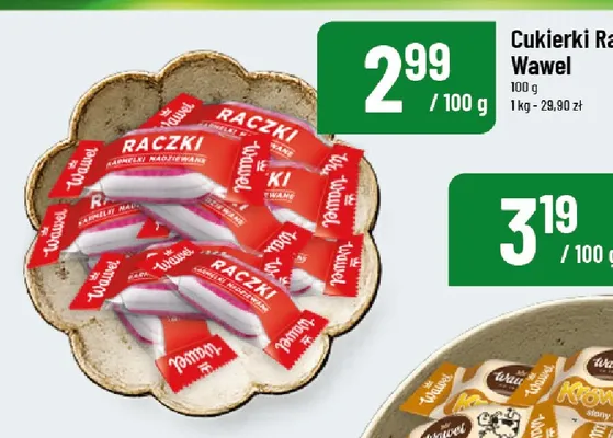 Cukierki Raczki Wawel promocja w POLOmarket