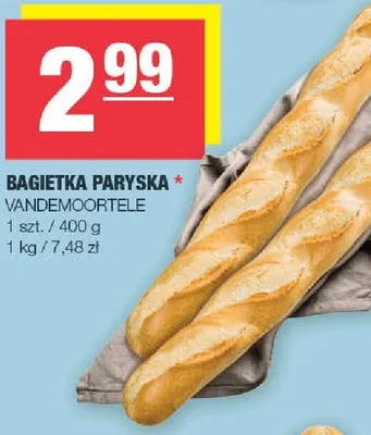 Bagietka paryska promocja w SPAR