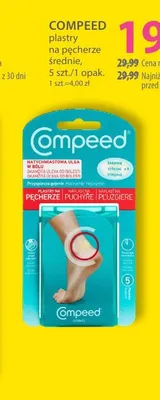 Plastry na pęcherze średnie Compeed promocja w Hebe