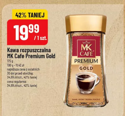 Kawa rozpuszczalna Premium Gold promocja w POLOmarket