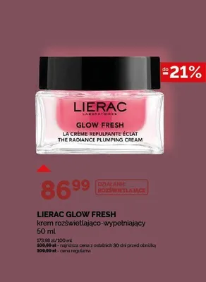 Krem rozświetlająco-wypełniający Lierac Glow Fresh promocja w Ziko Dermo