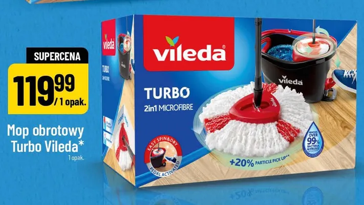Mop obrotowy Turbo Vileda promocja w POLOmarket