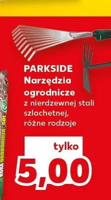 Narzędzia ogrodnicze Parkside promocja w Kaufland