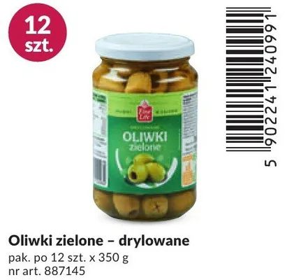 Oliwki zielone drylowane promocja w Makro