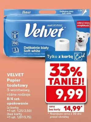 Papier toaletowy różne rodzaje promocja w Kaufland
