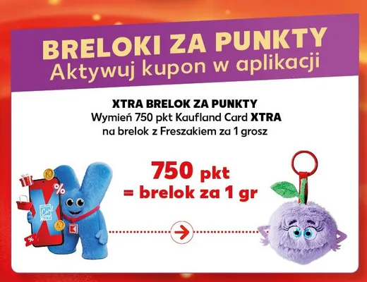 Brelok maskotka Freszaki za punkty promocja w Kaufland