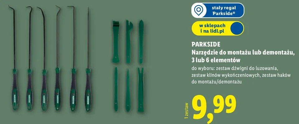 Narzędzie do montażu / demontażu promocja w Lidl