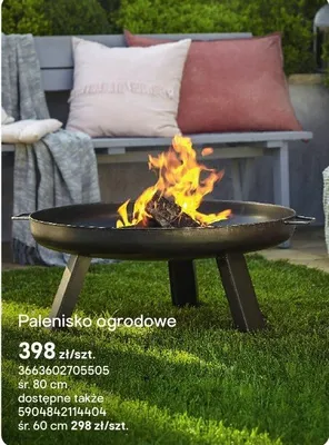 Palenisko ogrodowe promocja w Castorama