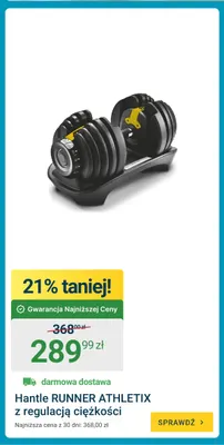 Hantle Runner Athletix z regulacją ciężkości promocja w ERLI