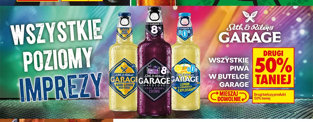 Piwo Seth & Riley's Garage Hard Lemon promocja w Biedronka