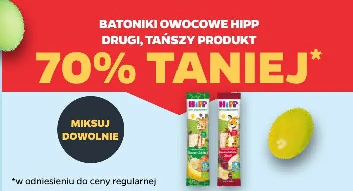 Batoniki owocowe promocja w Netto
