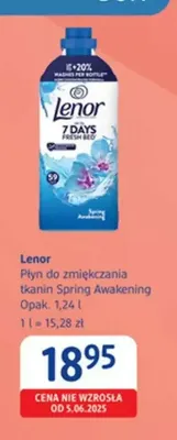Płyn do zmiękczania tkanin Lenor Spring Awakening promocja w Drogerie DM