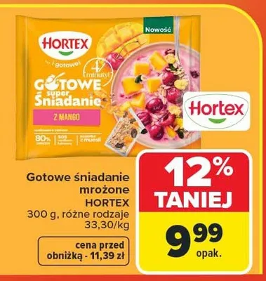 Gotowe śniadanie mrożone promocja w Carrefour Market