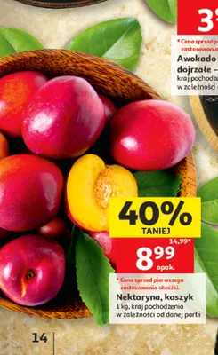Nektaryna koszyk promocja w Auchan