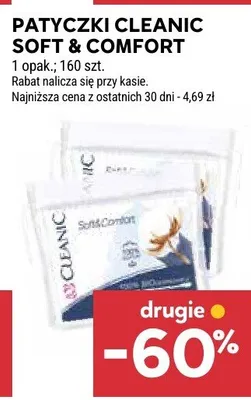 Patyczki Cleanic Soft & Comfort promocja w Stokrotka