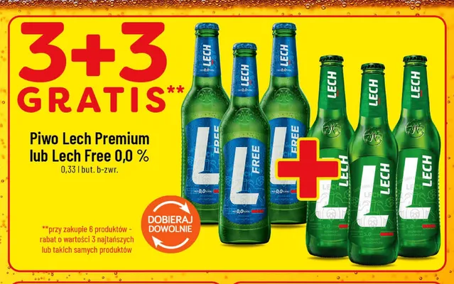 Piwo Lech Premium promocja w POLOmarket