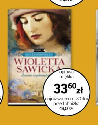 Książka Saga kresowa Wioletta Sawicka promocja w Empik