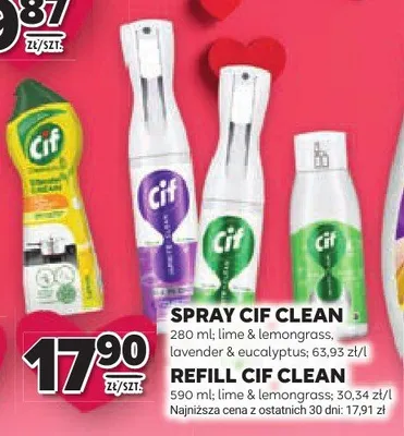 Spray Cif Clean promocja w Stokrotka