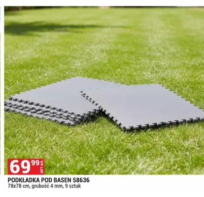 Podkładka pod basen 58636 78x78cm grubość 4mm 9-pak promocja w Merkury Market