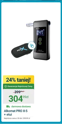 Alkomat PRO X-5 + etui promocja w ERLI