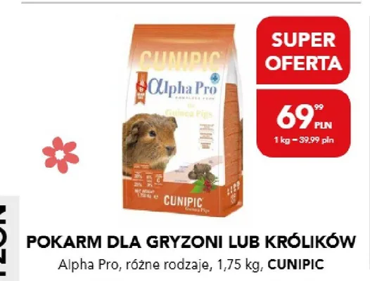 Pokarm dla gryzoni lub królików Alpha Pro promocja w Aquael zoo