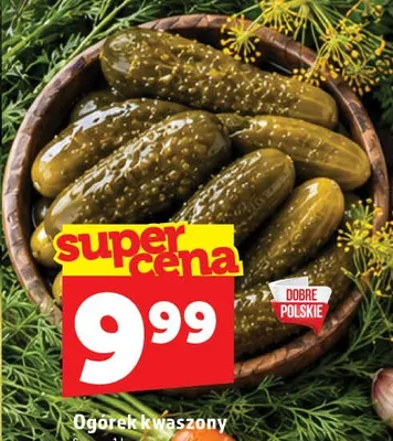 Ogórki kwaszone promocja w TOPAZ