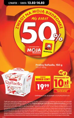 Praliny promocja w Biedronka