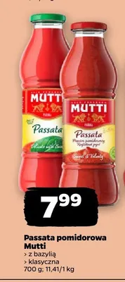 Passata pomidorowa klasyczna Mutti promocja w Netto
