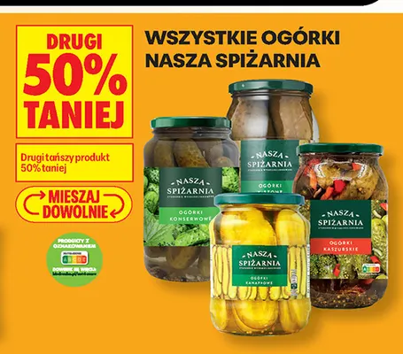 Ogórki kiszone Nasza Spiżarnia promocja w Biedronka