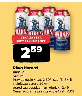Piwo Harnaś promocja