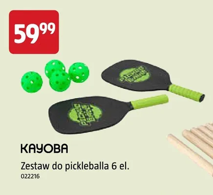 Zestaw do pickleballa Kayoba 6 el. promocja w Jula