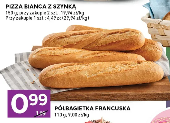 Półbagietka francuska promocja w Stokrotka