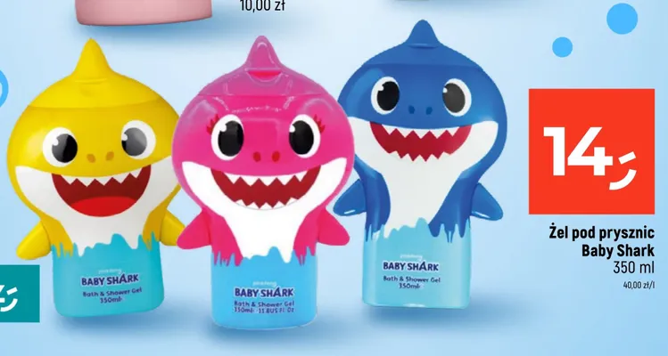 Żel pod prysznic Baby Shark promocja w Dealz
