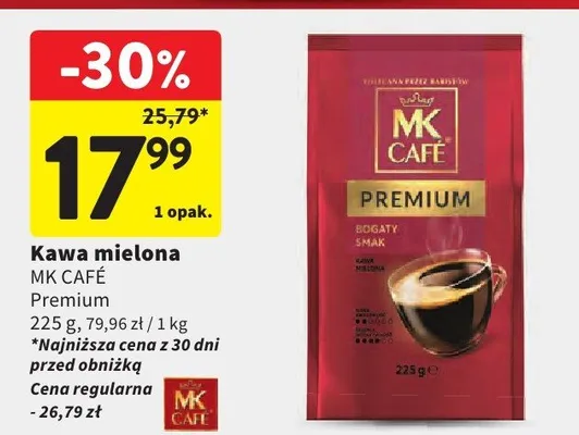 Kawa mielona Premium promocja w Intermarche