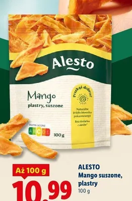 Mango suszone plastry Alesto promocja w Lidl