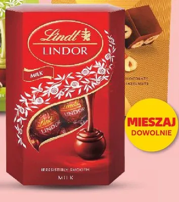 Praliny Lindt Lindor Milk promocja w Kaufland