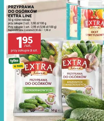 Przyprawa do ogórków konserwowych Extra Line promocja w Stokrotka