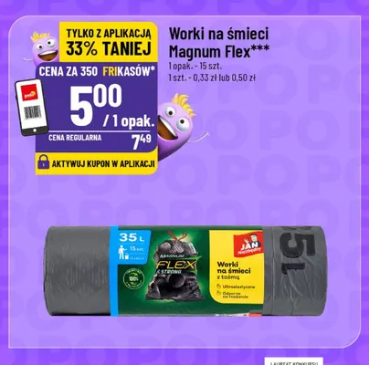 Worki na śmieci Magnum Flex 35 l Jan Niezbędny promocja w POLOmarket