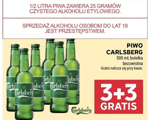 Piwo carlsberg promocja w Stokrotka
