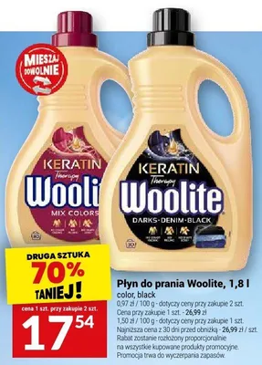 Płyn do prania Woolite black promocja w Twój Market
