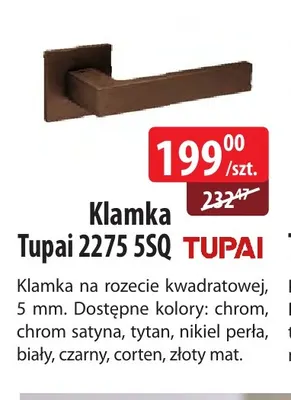 Klamka Tupai 2275 5SQ promocja w Dobre Dla Domu